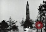 Standbild Deutsche V-2 Rakete gestartet in einem Wald Blizna Polen, 1944, aus Sekunde 6 historischem Filmmaterial Videoclip 65675037460