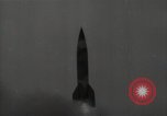 Image of A German V-2 missile is launched from site in forest Blizna Poland, 1944, second 13 stock footage video 65675037463