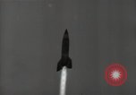 Image of A German V-2 missile is launched from site in forest Blizna Poland, 1944, second 16 stock footage video 65675037463