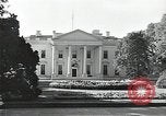 Image of White House building Washington DC USA, 1940, second 17 stock footage video 65675037509
