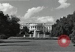 Image of White House building Washington DC USA, 1940, second 22 stock footage video 65675037509