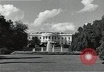 Image of White House building Washington DC USA, 1940, second 25 stock footage video 65675037509