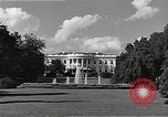 Image of White House building Washington DC USA, 1940, second 27 stock footage video 65675037509