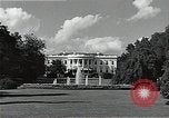 Image of White House building Washington DC USA, 1940, second 28 stock footage video 65675037509