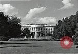 Image of White House building Washington DC USA, 1940, second 32 stock footage video 65675037509