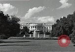 Image of White House building Washington DC USA, 1940, second 33 stock footage video 65675037509