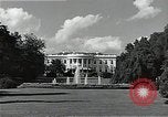 Image of White House building Washington DC USA, 1940, second 34 stock footage video 65675037509