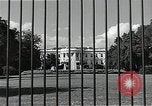 Image of White House building Washington DC USA, 1940, second 40 stock footage video 65675037509