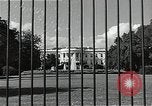 Image of White House building Washington DC USA, 1940, second 45 stock footage video 65675037509