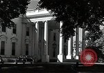 Image of White House building Washington DC USA, 1940, second 59 stock footage video 65675037509