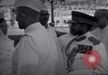 Standbild Kaiser Haile Selassie I Bombay Indien, 1952, aus Sekunde 58 historischem Filmmaterial Videoclip 65675037524