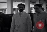 Standbild Kaiser Haile Selassie I Bombay Indien, 1952, aus Sekunde 21 historischem Filmmaterial Videoclip 65675037525
