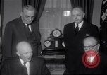Image of President Eisenhower Washington DC USA, 1957, second 51 stock footage video 65675037531