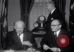 Image of President Eisenhower Washington DC USA, 1957, second 58 stock footage video 65675037531