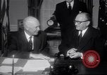 Image of President Eisenhower Washington DC USA, 1957, second 59 stock footage video 65675037531