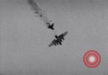 Image of Nike missile destroys a drone B-17 bomber in test United States USA, 1954, second 37 stock footage video 65675037532