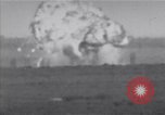 Image of Nike missile destroys a drone B-17 bomber in test United States USA, 1954, second 53 stock footage video 65675037532