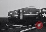 Image of damaged B-17 aircraft United Kingdom, 1945, second 33 stock footage video 65675037580