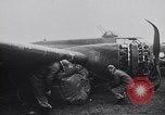 Image of damaged B-17 aircraft United Kingdom, 1945, second 35 stock footage video 65675037580