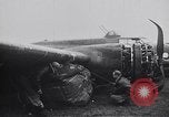 Image of damaged B-17 aircraft United Kingdom, 1945, second 36 stock footage video 65675037580