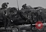 Image of damaged B-17 aircraft United Kingdom, 1945, second 49 stock footage video 65675037580