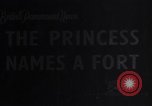 Image of Princess Elizabeth christens B-17 aircraft England United Kingdom, 1944, second 1 stock footage video 65675037586