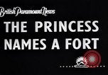 Image of Princess Elizabeth christens B-17 aircraft England United Kingdom, 1944, second 5 stock footage video 65675037586