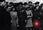 Image of Princess Elizabeth christens B-17 aircraft England United Kingdom, 1944, second 42 stock footage video 65675037586