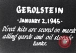 Image Bombardement de Gerolstein Allemagne par bombardiers US Gerolstein Allemagne, 1945, de la seconde 8 séquences d'archives historiques vidéo 65675037591
