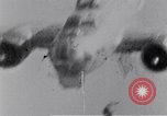 Standbild US B-17 Flugzeuge bombardieren German Submarine Yard Bremen Deutschland, 1945, aus Sekunde 17 historischem Filmmaterial Videoclip 65675037601