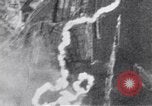 Standbild US B-17 Flugzeuge bombardieren German Submarine Yard Bremen Deutschland, 1945, aus Sekunde 25 historischem Filmmaterial Videoclip 65675037601