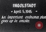 Immagine di Ingolstadt munizioni impianto distrutta nella seconda guerra mondiale Ingolstadt Germania, 1945, secondo 5 filmato di repertorio 65675037602