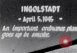 Immagine di Ingolstadt munizioni impianto distrutta nella seconda guerra mondiale Ingolstadt Germania, 1945, secondo 6 filmato di repertorio 65675037602