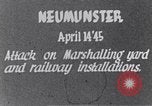 Immagine di Bombardamento americano di Neumunster ferroviaria Germania Neumunster Germania, 1945, secondo 4 filmato di repertorio 65675037603