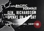 Image général Richardson Hawaii USA, 1945, de la seconde 6 séquences d'archives historiques vidéo 65675037607
