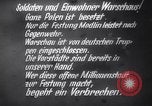 Image of Stubborn Polish resistance precipitates German bombing campaign Warsaw Poland, 1939, second 6 stock footage video 65675037618