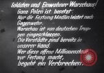 Image of Stubborn Polish resistance precipitates German bombing campaign Warsaw Poland, 1939, second 8 stock footage video 65675037618