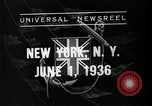 Standbild SS Queen Mary macht Datensatz Atlantiküberquerung New York United States USA, 1936, aus Sekunde 23 historischem Filmmaterial Videoclip 65675037652