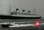 Standbild SS Queen Mary macht Datensatz Atlantiküberquerung New York United States USA, 1936, aus Sekunde 40 historischem Filmmaterial Videoclip 65675037652