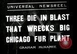 Standbild Pelz Anlage Chicago Illinois USA, 1936, aus Sekunde 1 historischem Filmmaterial Videoclip 65675037653