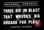 Standbild Pelz Anlage Chicago Illinois USA, 1936, aus Sekunde 4 historischem Filmmaterial Videoclip 65675037653