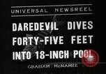 Image Andy Linton diving stunt New Jersey United States USA, 1936, de la seconde 1 séquences d'archives historiques vidéo 65675037661