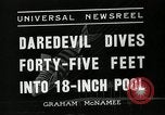 Image Andy Linton diving stunt New Jersey United States USA, 1936, de la seconde 4 séquences d'archives historiques vidéo 65675037661