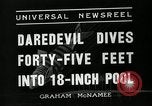 Image Andy Linton diving stunt New Jersey United States USA, 1936, de la seconde 9 séquences d'archives historiques vidéo 65675037661