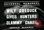 Image of goeduck clam digging Tacoma Washington USA, 1935, second 9 stock footage video 65675037671