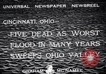 Image les inondations Cincinnati Ohio USA, 1933, de la seconde 1 séquences d'archives historiques vidéo 65675037674