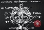 Standbild gedenken Apache Krieg Huejotzingo Puebla Mexico, 1933, aus Sekunde 6 historischem Filmmaterial Videoclip 65675037675