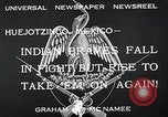 Standbild gedenken Apache Krieg Huejotzingo Puebla Mexico, 1933, aus Sekunde 7 historischem Filmmaterial Videoclip 65675037675