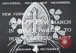 Image of Saint Patrick's procession New York City USA, 1933, second 3 stock footage video 65675037680