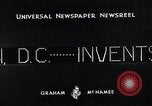 Image of model marine diver Washington DC USA, 1933, second 6 stock footage video 65675037682